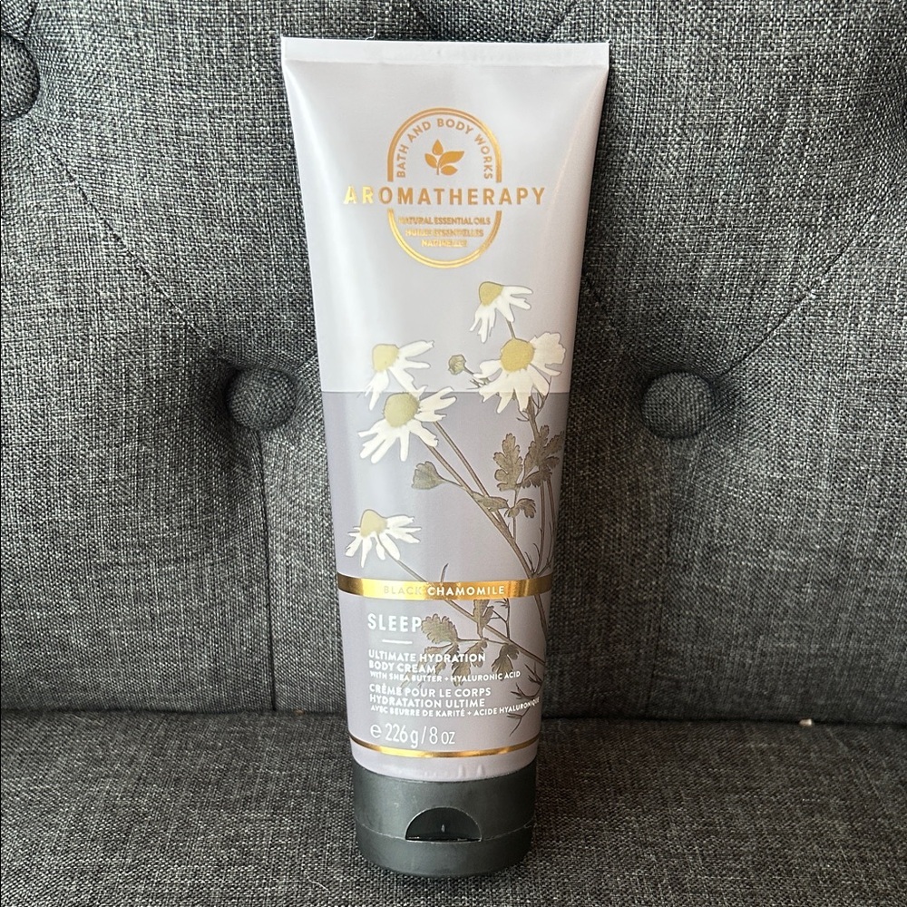 NEW Bath & Body Works Aromatherapy Sleep Body Cream Black Chamomile